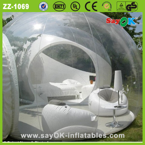 claro de pvc de aire inflable cúpula tienda de burbuja transparente de la burbuja de la tienda - Product Image 1