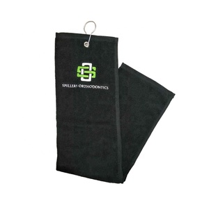 <span class=keywords><strong>Serviette</strong></span> de sport SHIQI 100% coton <span class=keywords><strong>serviette</strong></span> de <span class=keywords><strong>golf</strong></span> à crochet personnalisé avec logo brodé porte-clés - Product Image 5