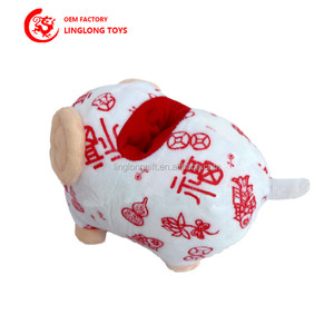 Fabrika özel koyun bebek cep telefon tutucu peluş masaüstü dekorasyon süs sevimli karikatür hayvan şekli telefon peluş tutucu - Product Image 2