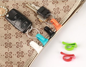 Crochet de sac à main en plastique, porte-clés à Clip, 10 pièces - Product Image 5