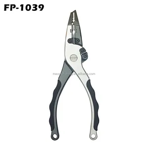 Alicates <span class=keywords><strong>de</strong></span> <span class=keywords><strong>pesca</strong></span> <span class=keywords><strong>de</strong></span> aluminio con asas <span class=keywords><strong>de</strong></span> goma - Product Image 1