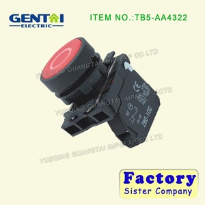 Interruptor de botón pulsador de retorno de resorte alternativo rojo de alta calidad - Product Image 3