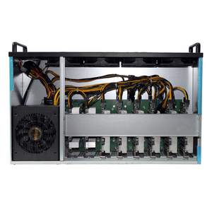 High Quality Computer Server Case 4u Gpu Chassis with 1600W Psu Support <strong>Rx570</strong> 8gpu Server Case - Product Image 2