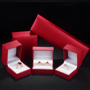 Tùy chỉnh cao cấp hiển thị bằng gỗ trường hợp đối với trang sức-cho Khuy măng sét nhẫn bông tai dây chuyền vòng tay và quà tặng - Product Image 6