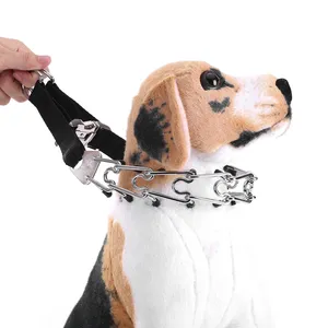 Custom metal chain pet dog collar training