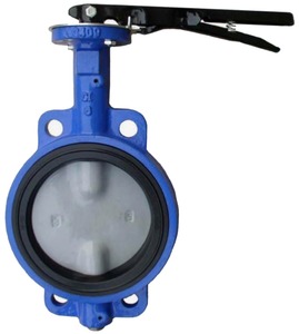 אפס אופסט JIS 10 K מחסנית wcb ידני שסתום שסתום פרפר - Product Image 3