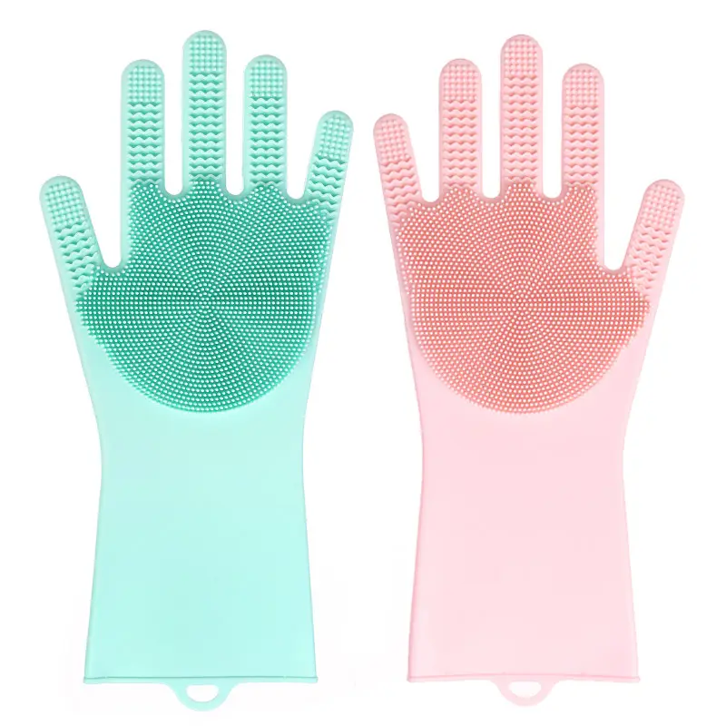 Silicone Scrubber Gloves, Silicone Magic Glove, Silicone Dish Washing Gloves