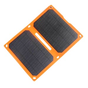 Pliable 10 W 5 V ETFE <span class=keywords><strong>Chargeur</strong></span> <span class=keywords><strong>Solaire</strong></span> Portable Étanche Mono Pliant <span class=keywords><strong>Chargeur</strong></span> de Batterie <span class=keywords><strong>Solaire</strong></span> Avec Double USB Pour <span class=keywords><strong>iPhone</strong></span> - Product Image 1