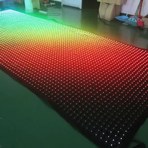 Led hintergrund Flexible led mesh vorhang