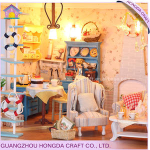 Maisons de poupées miniatures Villa Toys pour filles, château de maison de poupée miniature à faire soi-même, maison de poupée miniature faite à la main, jouets pour enfants - Product Image 6