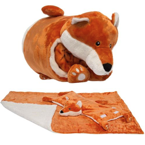 Fox Soft Baby Chăn Plush Gối Thú Nhồi Bông Đồ Chơi Ngủ - Product Image 1
