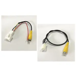 auto wire harness custom male and female cable assemblies with RCA