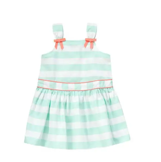 Phelfish nouvelle arrivée enfant en bas âge fille vêtements marque coréenne robes mode 2014 filles rayé robe d'été enfants robes