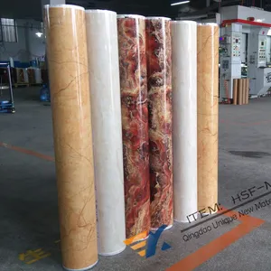 4X8ft PVC köpük panel kullanılan mermer desen PET ısı transferi Film