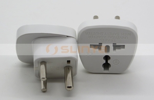 Universal Socket to South Africa/<strong>India</strong> <strong>Adapter</strong> with Safety Shutter, South Africa AC Power Plug Adaptor - Product Image 4