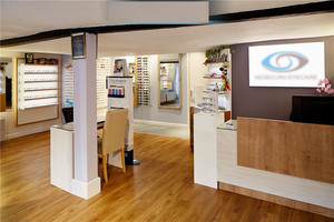 Chất Lượng Cao Tùy Chỉnh Thương Mại Quang Cửa Hàng Tiếp Nhận Bàn Gỗ Bán Lẻ Eyewear Cửa Hàng Hiển Thị Counter Designs - Product Image 4