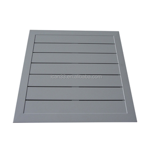 <span class=keywords><strong>Table</strong></span> de Restaurant d'extérieur tout en aluminium, carré pour salle à manger - Product Image 3