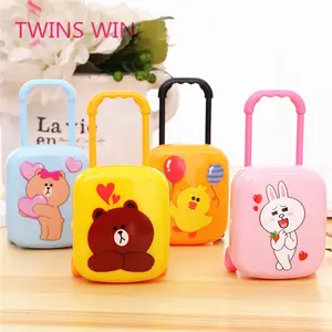 Personalisiertes Werbe-Schulbedarf-Set Großhandel Ausgefallene Cartoon-Tier-Stil Bleistifte 3D Radiergummis für Kinder TWINS WIN - Product Image 1