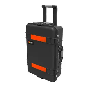 PRC2926 Plastic Hand Carry Waterproof TrolleyツールボックスWheeled Rolling Travelcamera保護Equipment Tool Box Hard Case