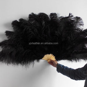 Kipas Tangan Lipat Tari Perut Pernikahan Warna Hitam Grosir - Product Image 2
