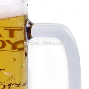 Chope à bière allemande en <span class=keywords><strong>verre</strong></span> <span class=keywords><strong>de</strong></span> 500 ml (demi-litre) - Product Image 5