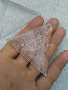 Laser Khắc 3d Nguyên Khối Thủy Tinh Pha Lê Hình Tam Giác Tetrahedron Kim Tự Tháp - Product Image 5