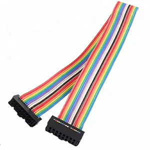 Гибкий плоский ленточный кабель с 1,0, 1,27, 2,0, 2,54 мм расстояние между экранами 4 pin плоский кабель сенсорная панель