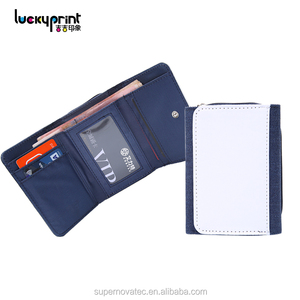 2018 Nuovi Prodotti In Bianco di Sublimazione Raccoglitore degli uomini, <span class=keywords><strong>piccolo</strong></span> Denim Donna <span class=keywords><strong>Portafoglio</strong></span> per Sublimazione