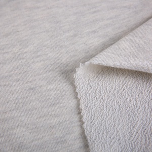 Haute qualité tricoté 55% polyester 45% coton TC <span class=keywords><strong>gris</strong></span> lourd tissu éponge français - Product Image 6