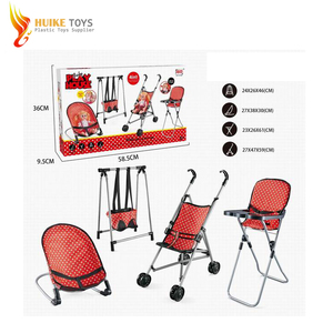 Nuovo <span class=keywords><strong>Passeggino</strong></span> in Ferro per Bambole da 12 Pollici con Funzione Bevuta <span class=keywords><strong>e</strong></span> Pipì, Giocattolo per Bambini del 2022 - Product Image 4