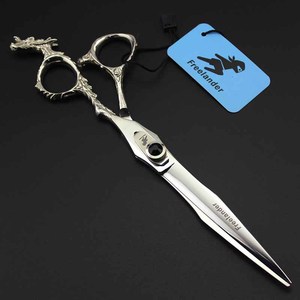 Ciseaux de toilettage pour animaux de compagnie de 7 pouces, ciseaux à poignée <span class=keywords><strong>dragon</strong></span>, tondeuse, couteau de coiffure pour chat et chien, lame en forme de couteau - Product Image 2