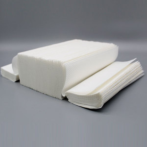 Toalla <span class=keywords><strong>de</strong></span> Papel Desechable Ecológica <span class=keywords><strong>de</strong></span> 1 Capa, Plegada en N, Absorbente, Hecha con Pulpa <span class=keywords><strong>de</strong></span> Madera Virgen, Entremezclada, Blanca Natural, 23x22.5cm - Product Image 6