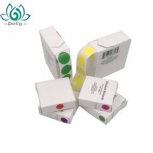 Trung Quốc Màu Sắc Đầy Màu Sắc Dính Vòng Tròn Giấy <span class=keywords><strong>Dot</strong></span> Sticker Nhãn Trên Cuộn Nhà Máy - Product Image 4