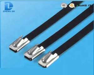 Low price 316 304 self-locking cable ties ball lock stainless steel cable ties