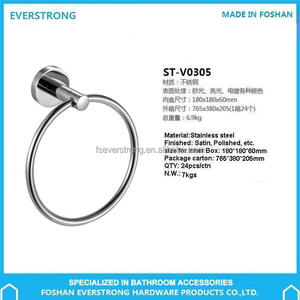 Everstrong Accessoires <span class=keywords><strong>de</strong></span> <span class=keywords><strong>salle</strong></span> <span class=keywords><strong>de</strong></span> <span class=keywords><strong>bain</strong></span> V0305 <span class=keywords><strong>Anneau</strong></span> et <span class=keywords><strong>porte</strong></span>-serviettes ronds en acier inoxydable 304 - Product Image 6