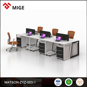 Estación de trabajo de oficina de área abierta de 8 plazas sala de <span class=keywords><strong>muebles</strong></span> hechos en china - Product Image 5