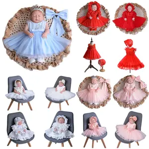 Heißer Verkauf neue Art Party Kinder Baby Kleinkind Kinder geräuchert Tutu Blume Spitze kleine Prinzessin Mädchen Kleid