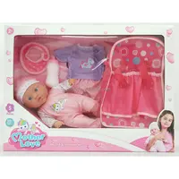 Silicone Vinyl Material Baby Doll Set with Cotton Body