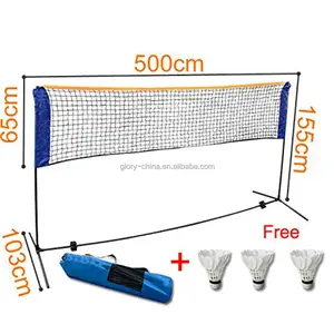 Portable Pliable Badminton Net et Stand