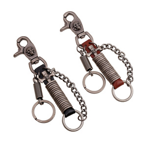 Tryme Zurriago Titular de Anillo de la Cadena Dominante de Cuero Punky <span class=keywords><strong>Retro</strong></span> Colgante Del Coche <span class=keywords><strong>Jordan</strong></span> <span class=keywords><strong>1</strong></span> 12 Ny Giants Encanto llavero Animal Cráneo unisex nuevo - Product Image 1