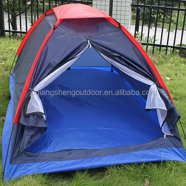 Camping Tent 2 Person Tent Folding Waterproof Single Layer Outdoor Tent