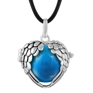 Collier avec pendentif en forme de cage, argent antique, boule, alliage de laiton, collier à photo tendance, collier pour bébé, alliage de cuivre, 12-15 jours - Product Image 6