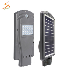 Độ sáng cao 20 Wát tất cả-trong-một năng lượng mặt trời dẫn ánh sáng đường phố với cảm biến chuyển động phổ biến ngoài trời thiết kế IP66 ABS cơ thể pin Powered - Product Image 2