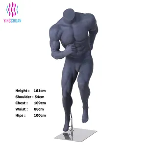 Kích Thước Lớn Quần Áo Thể Thao Hiển Thị Chạy Cơ Bắp Nam Mannequin