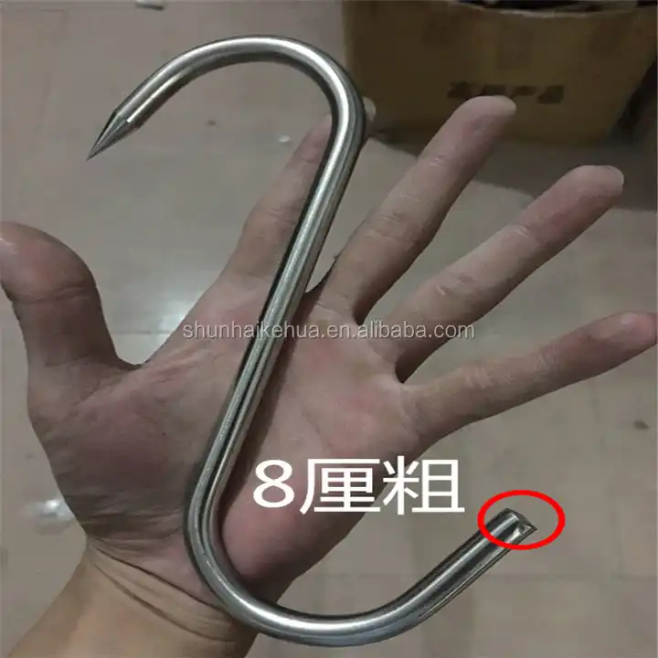 stainless steel s hooks meat hanging