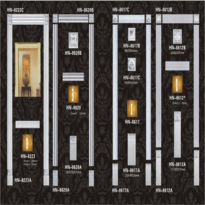 Moulage <span class=keywords><strong>de</strong></span> portes décoratives, moulage <span class=keywords><strong>de</strong></span> vitres en polyuréthane, offre spéciale, 10 pièces - Product Image 2