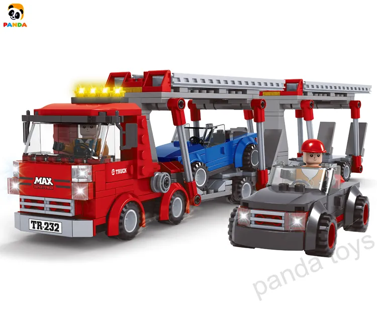 Giocattolo educativo CEO blocchi di plastica giocattolo fai da te camion antincendio blocchi camion dei pompieri set giocattoli giochi PA02051