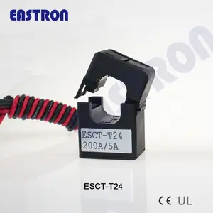 EASTRON ESCT-T36 transformador de corriente de bobina dividida, entrada 100A ~ 600A, transformador de corriente de salida 5A o 1A