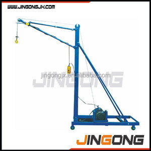 पोर्टेबल उठाने मिनी क्रेन/छोटे निर्माण आउटडोर लिफ्ट क्रेन - Product Image 4