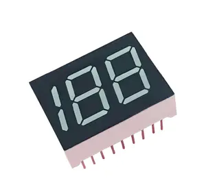 0.5 polegadas 2.5 dígitos led display digital 188 forma 7 segment display led vermelho